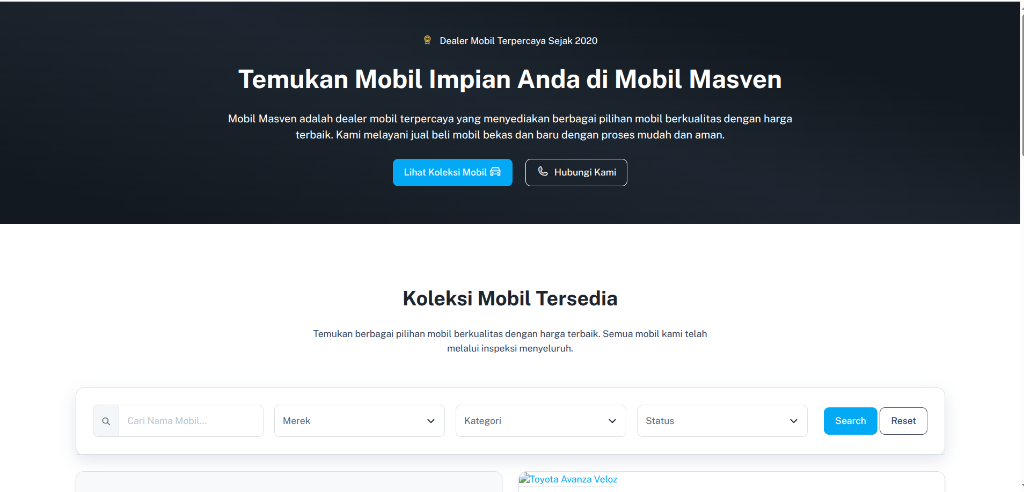 Web Dealer Mobil